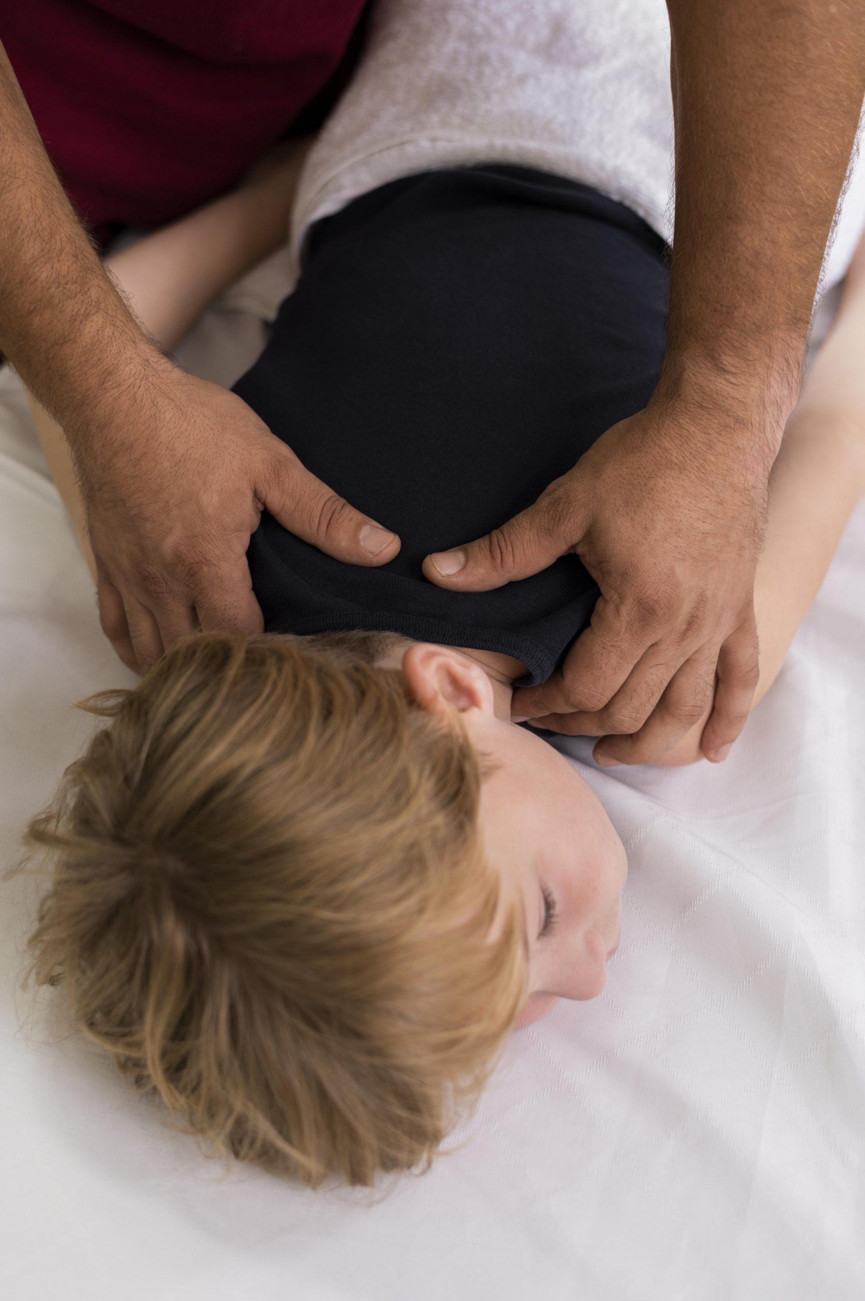 tratamento osteopático para crianças