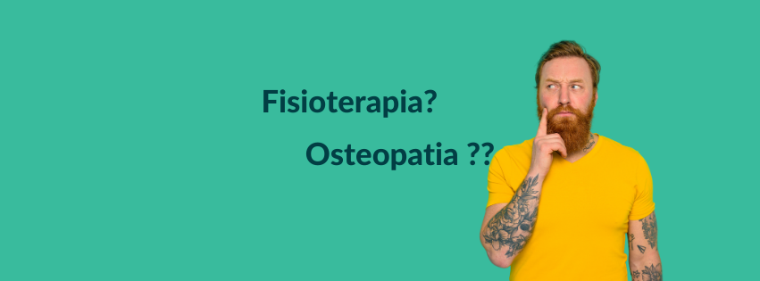 Devo marcar Fisioterapia ou Osteopatia?